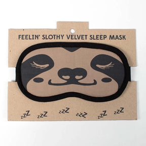 Sloth Velvet Sleep Mask