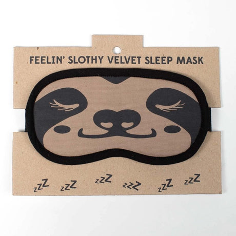 Sloth Velvet Sleep Mask
