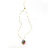 Small Full Moon Botanical Necklace 1