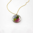 Small Full Moon Botanical Necklace