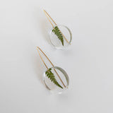 Small Moon Fern Earrings