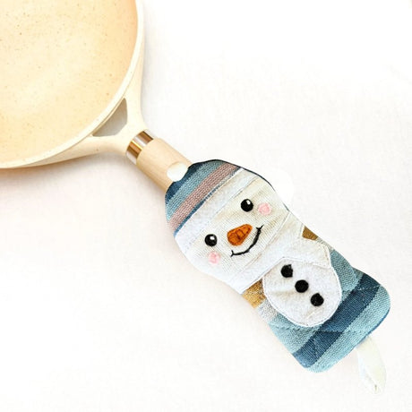 Snowman Skillet Handle