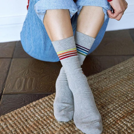 Socks That Save LGBTQ Lives Stripe model