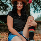Socks That Save LGBTQ Lives model