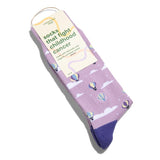 Socks that Fight Childhood Cancer Purple Hot Air Balloons