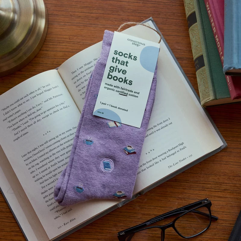 Socks that Give Books - Books and Mugs