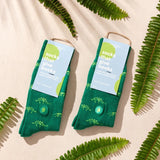Socks That Give Books Green Dinosaur