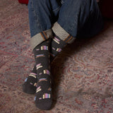 Socks that Give Books Grey Bookshelves