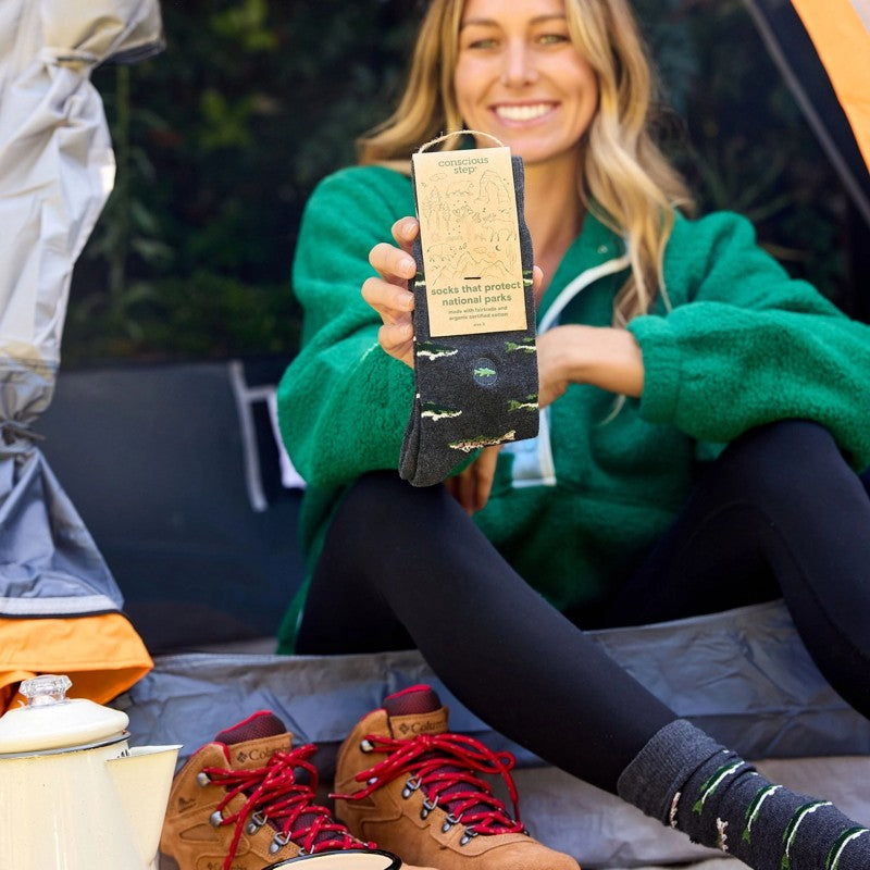 Socks that Protect National Parks Gray Fish