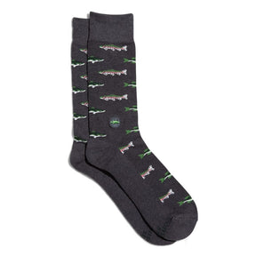 Socks that Protect National Parks Gray Fish