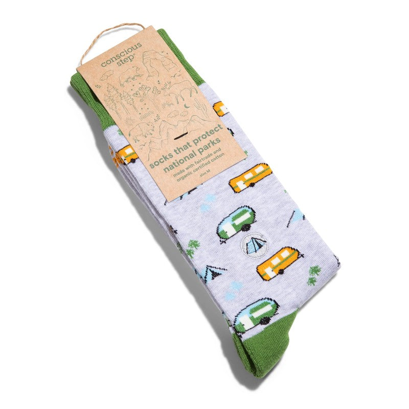 Socks that Protect National Parks Green Campers