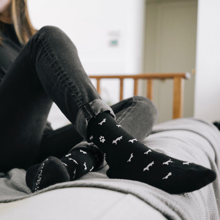 Socks that save dogs black 2