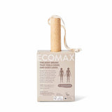 Ecomax body brush packaging on a white background