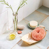 Spa Shower Puff Pink