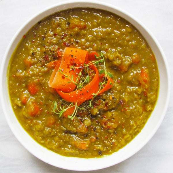 split pea soup made