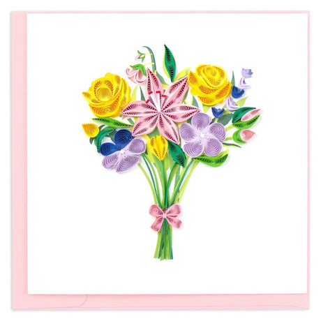 Spring Bouquet Quilling Card