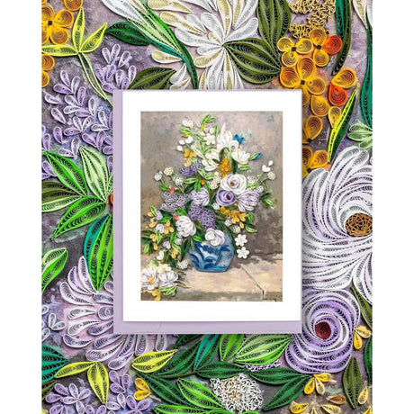 Spring Bouquet Renoir Quilling Card 6