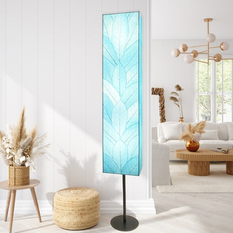 Square Pedestal Giant Lamp blue 1