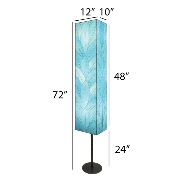Square Pedestal Giant Lamp blue 2