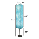 Square Pedestal Giant Lamp blue 2