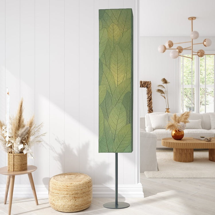 Square Pedestal Giant Lamp green 1