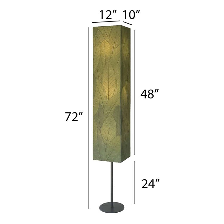 Square Pedestal Giant Lamp green 2