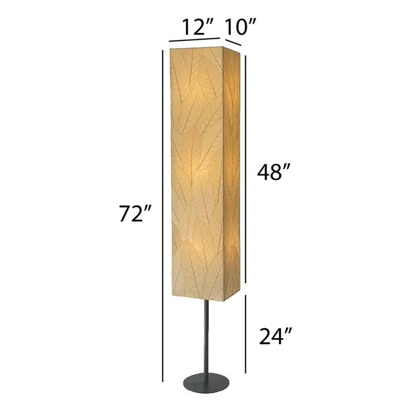 Square Pedestal Giant Lamp natural 2