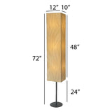 Square Pedestal Giant Lamp natural 2
