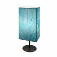 Square Pedestal Table Lamp blue
