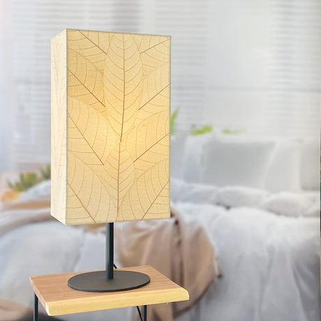 Square Pedestal Table Lamp natural 1