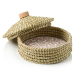 Star Jasmine Bread Warmer Basket with Lid