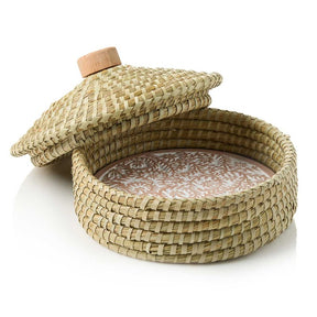 Star Jasmine Bread Warmer Basket with Lid