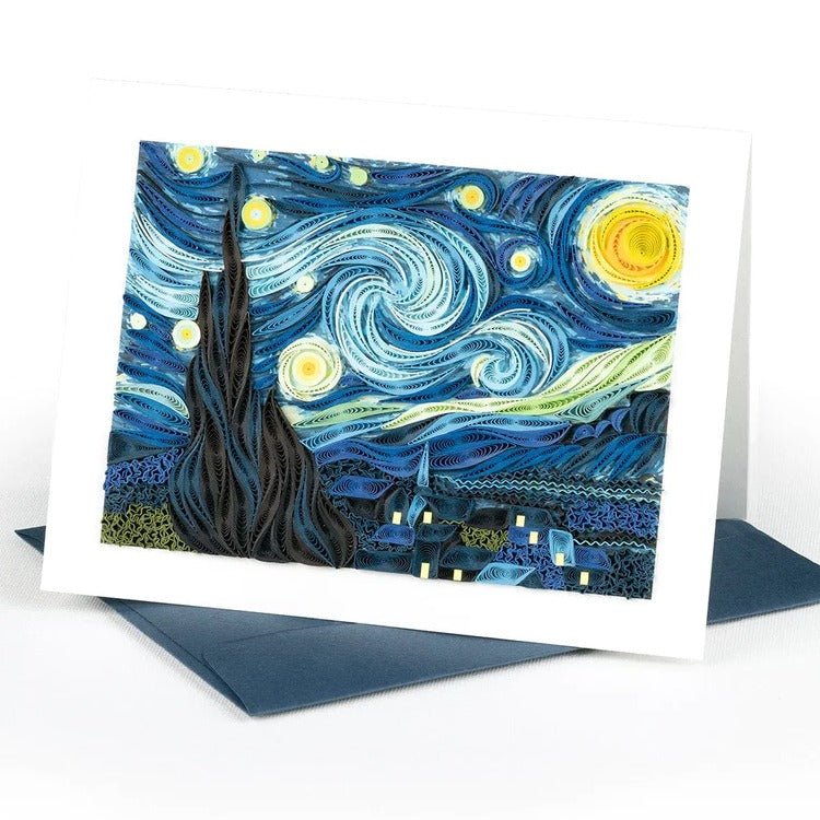 Starry Night Quilling Card