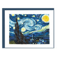 Starry night quilling card