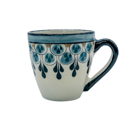 Stoneware Coffee Mug Dark Navy/Grey
