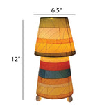 Striped Tapered Lamp Multi