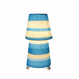 Striped Tapered Lamp Sea Blue