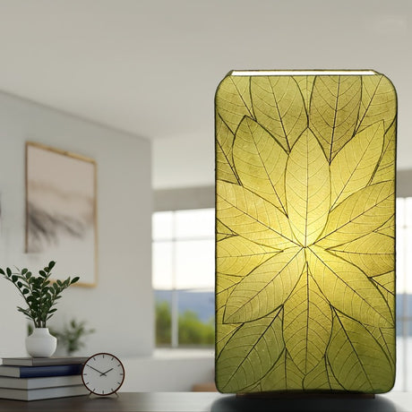 Sunburst Table Lamp Green 1