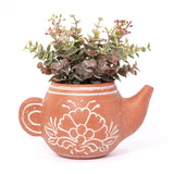 Terracotta Teapot Planter