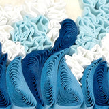 The great wave art quilling card 3
