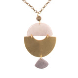Tigre Necklace - Silver Gray