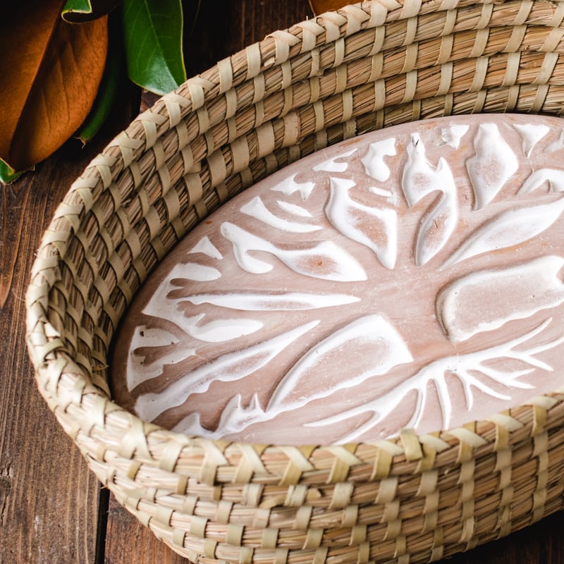 Tree Bread warmer close up