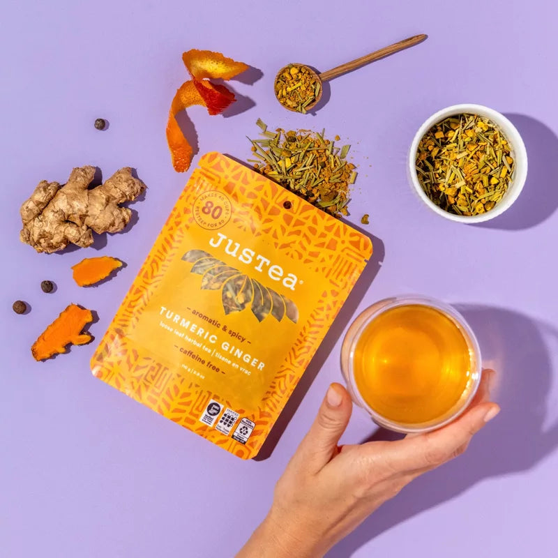 Turmeric Ginger Loose Tea Pouch