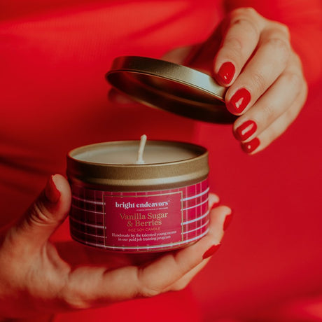 Vanilla Sugar & Berries Soy Candle 4 oz