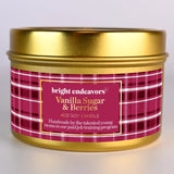Vanilla Sugar & Berries Soy Candle 4 oz