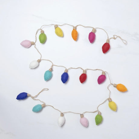 Vintage Christmas Light Garland Retro
