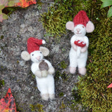 White Mouse ornaments styled