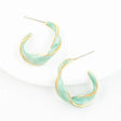 With a Twist Hoops Mint
