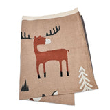 Woodland Bear Baby Blanket