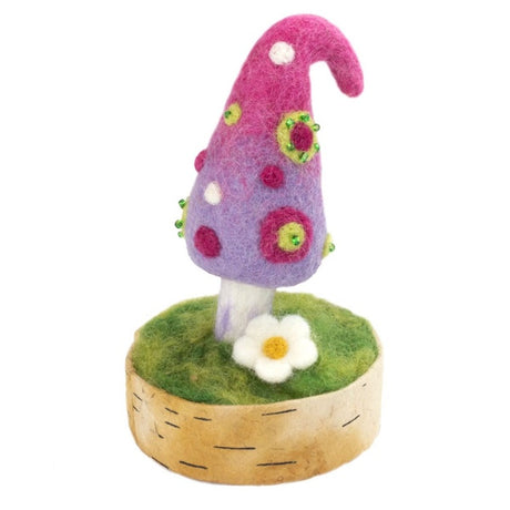 Woodland felt Mushroom Purple Paradise